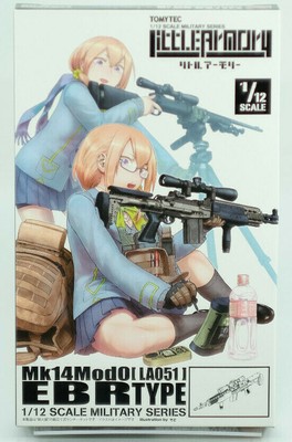  Little Armory LA051 Mk14 Mod0 EBR Type Plastic Model Kit 1/12 scale