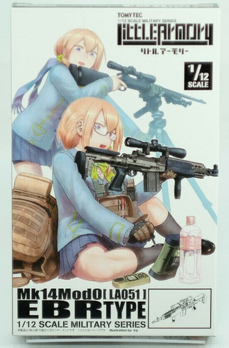 Tomytec Little Armory LA062 M14EBR-RI - Kit De Modelo De Plástico Tipo 1/12 310976
