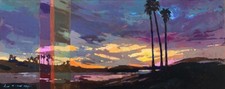 Chris Long The Long Painter Original Painting 'Experiment XVIII' 7.25