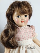 Doll Wig Brown Size 8/9" Fits Vintage and Modern Dolls