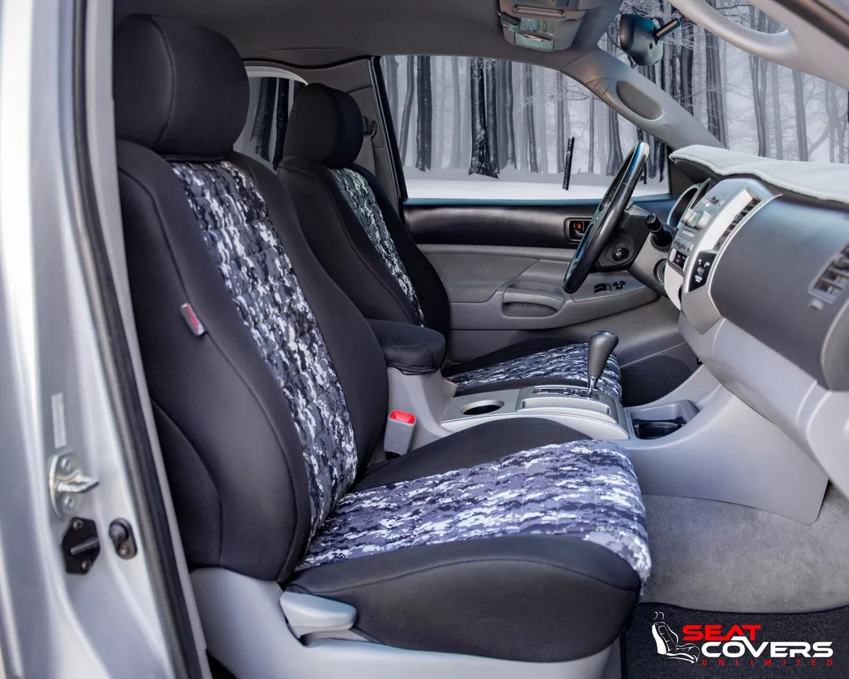 CUSTOM FIT NEO CAMO FRONT SEAT COVERS for the 2000 2005 Chevy