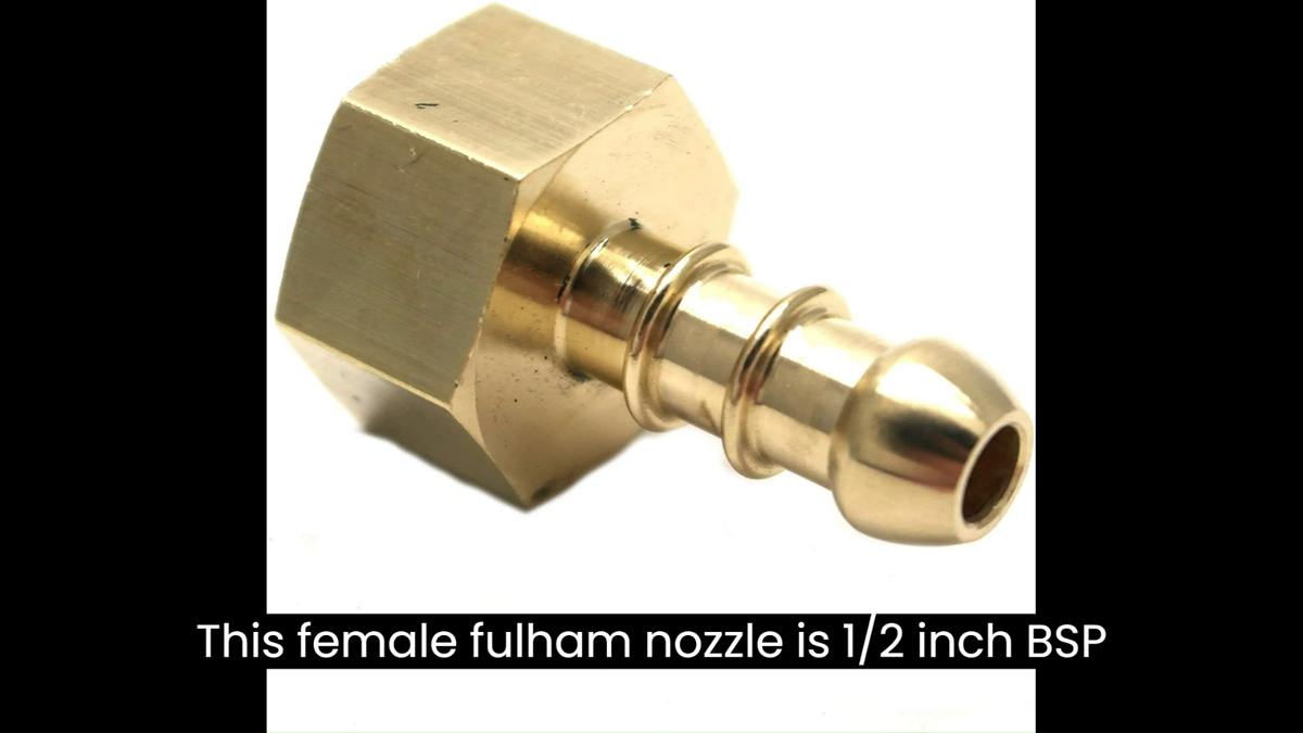 Raccordo Femmina BSP Da 1/2" A Ugello Fulham LPG A Tubo I/D - Foto 3