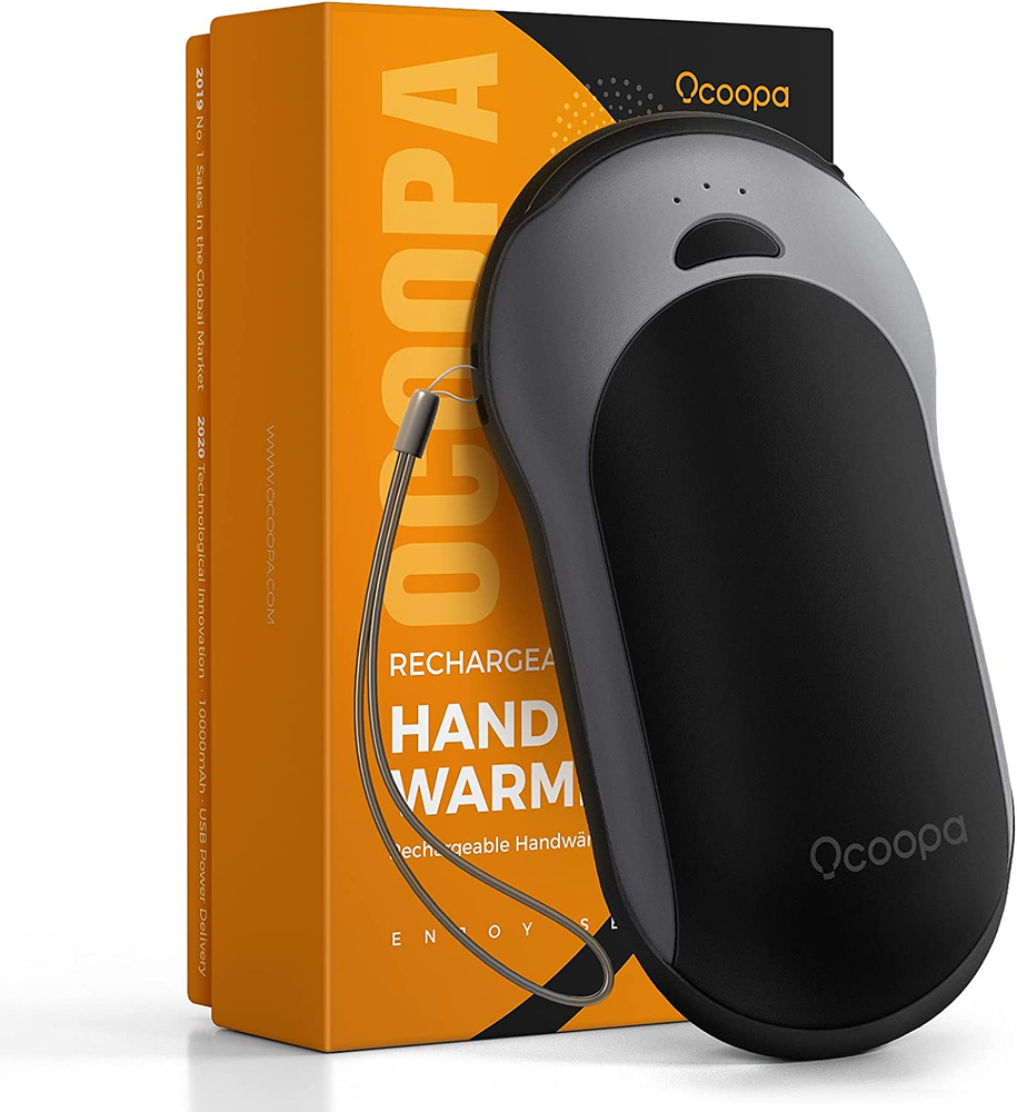 2-Pack Hand Warmers Rechargeable, Classic 10000Mah and Waterproof 10000Mah,H01 a