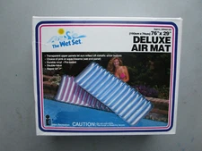 Vintage 1988 INTEX The Wet Set Deluxe Air Mat Pool Float Lounge 76x29 Style58897