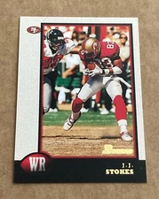 J.J. STOKES 🏈 1998 Bowman #56 🏈 49ERS WR football card