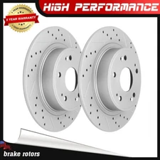 Rear Disc Brake Rotors for 2016 - 2021 Honda HR-V Accord Civic Acura TSX ILX