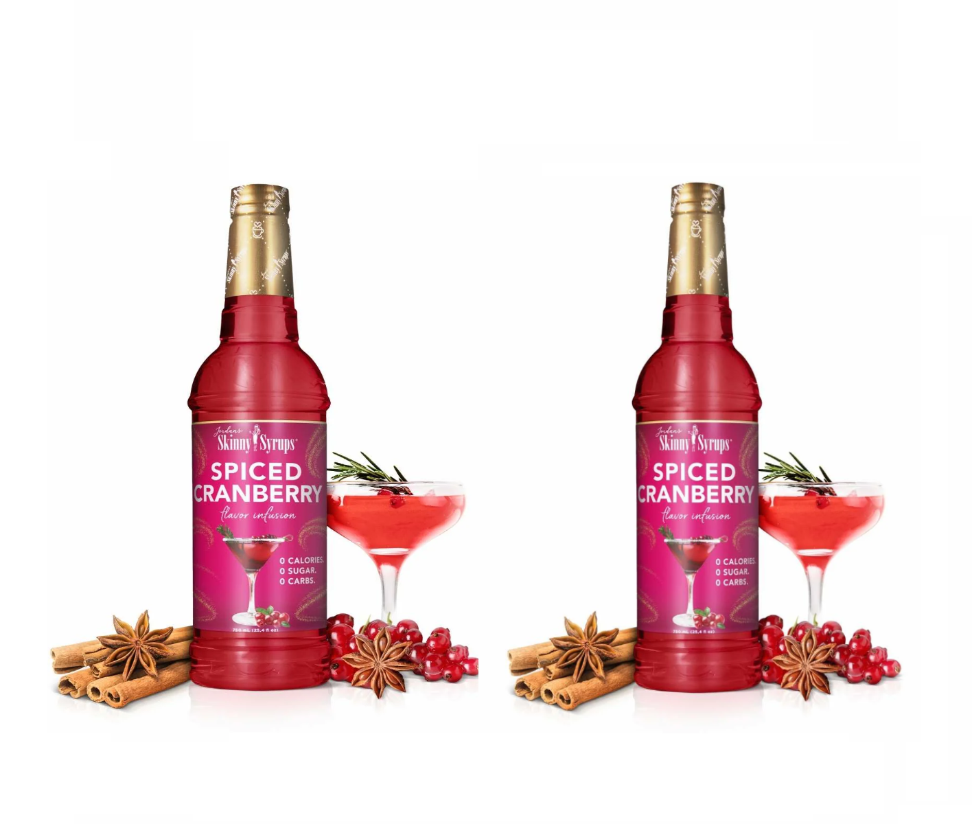 💥2 PACK Jordans Skinny Syrup Keto Sugar Free Flavoring BULK DISCOUNTS