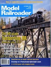 Model Railroader Magazine October 1995 The HO scale Timberline RR