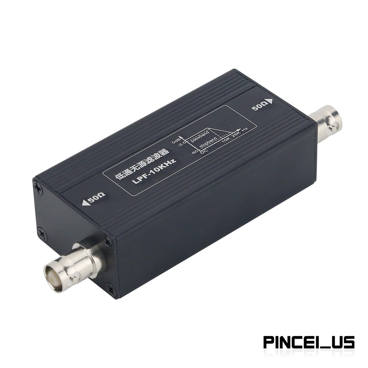LC Passive Low Pass Filter LPF-10KHz 50ohm for RX with Dual BNC