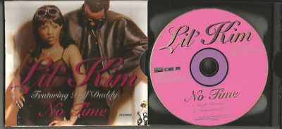 LIL KIM w/ PUFF DADDY No Time INSTRUMENTAL & SINGLE Version CD single P. Diddy