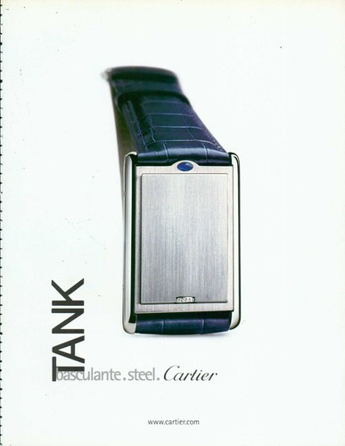 3 CARTIER Uhrenmagazin Printanzeige Reklame TANK VTG 1pg 1999 Privatverkauf - Bild 3 von 12
