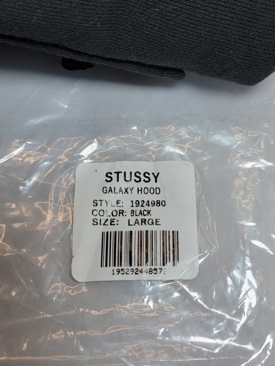 Stussy Galaxy Hoodie - Size L - Black - NEW | eBay