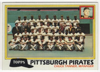 1981 Topps Pittsburgh Pirates - Chuck Tanner Pittsburgh Pirates #683