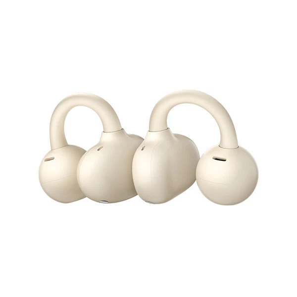 GENUINE FreeClip BEIGE HD Call Touch Control Clip-on Open Ear Earphone Earbuds - Image 3 of 4