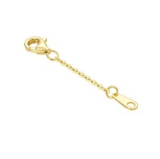 10k 14k Real Gold 1"/1.5"/2"/2.5"/3"/4"/5" Necklace Extender, Necklace Bracel...