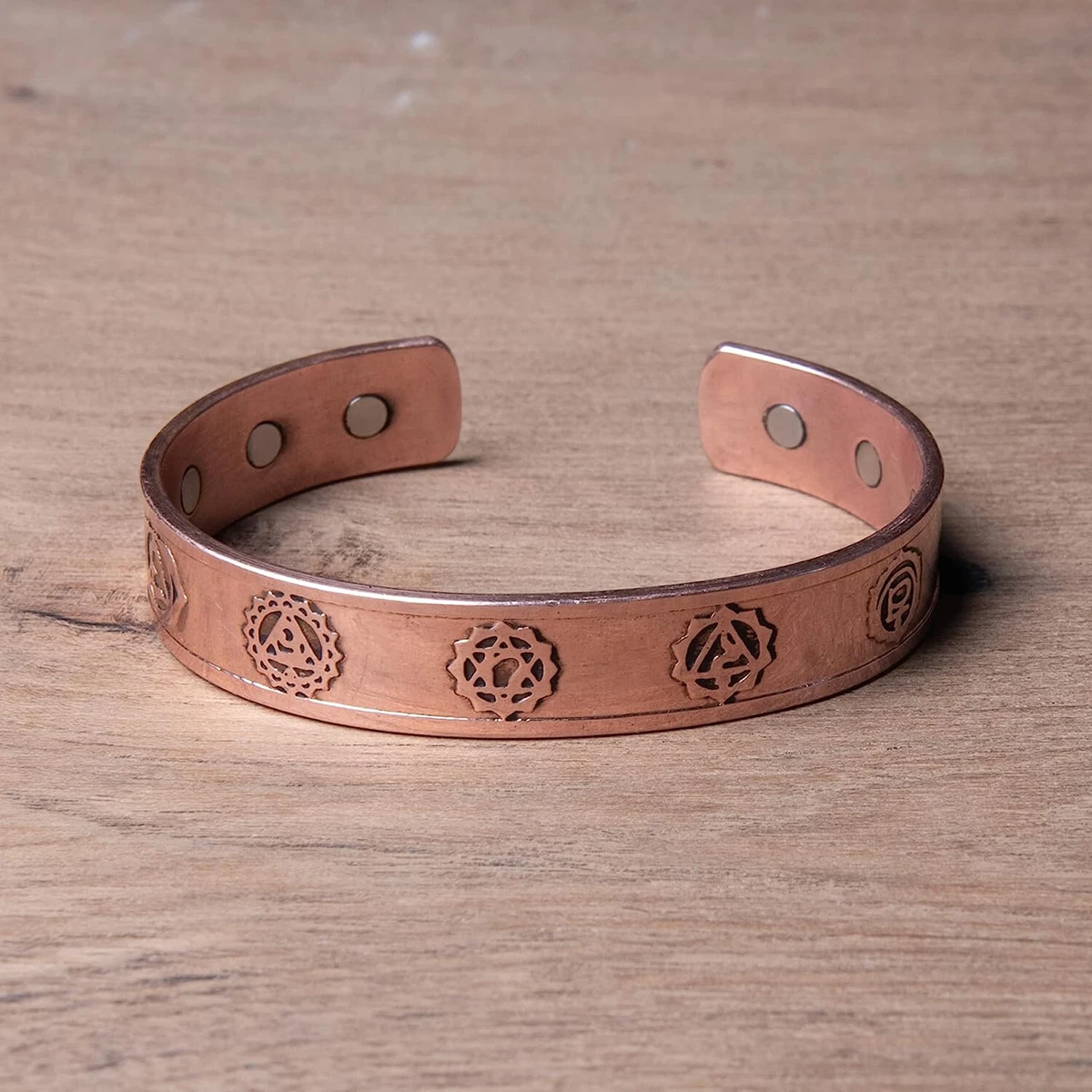 Mens copper store bracelet engraved