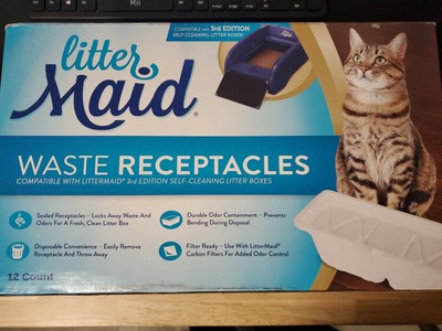littermaid waste receptacles 12 pack