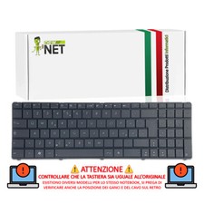 Tastiera ITA V118562AK1 per Pc Asus Serie N53JF N53JG N53JN N53SV F55V F55A F55C