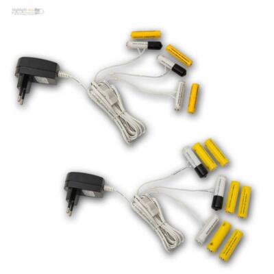 Batterie-Adapter AA AAA für LED Kerze/Lichterkette, 230V Betrieb Batterieersatz