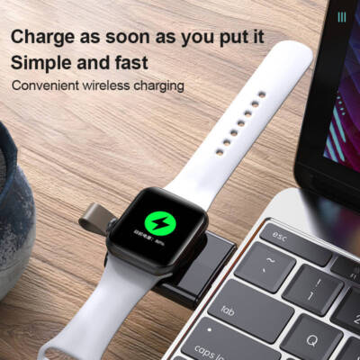 Mini USB-Ladegerät Magnetisches Kabelloses für Apple Watch iWatch  Series 1-6 KG