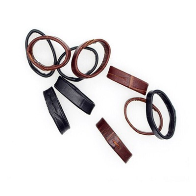 Ring Strap 4Pcs 14-24mm Black Brown Band Holder Locker Loops 14/16/18/20/22/24mm