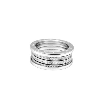 Bvlgari B.zero1 Ring Vierband 18k Weißgold, Diamant, 50 (103673)