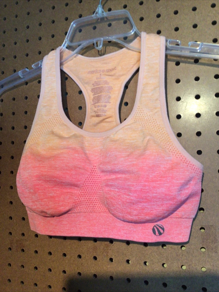 Sujetador deportivo Marika para mujer talla pequeña melocotón y rosa #14 Foto 3 de 4