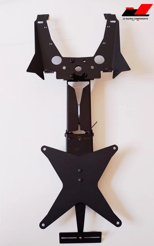 Portatarga MOTO Multistrada 950 1200 1260 dal 2014 al 2021+ luce targa - Image 3 of 4