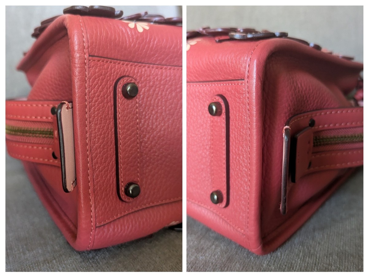 バッグ COACH Rogue Top Handle Bag TeaRose Pink COACH® Outlet | Rogue Bag 25 With Tea Rose