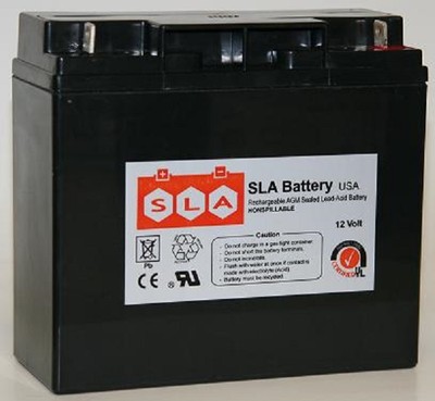 UPG 12V 18AH SLA Battery replaces np18-12 51814 6fm17 6-dzm-20 6-fm-18 USA
