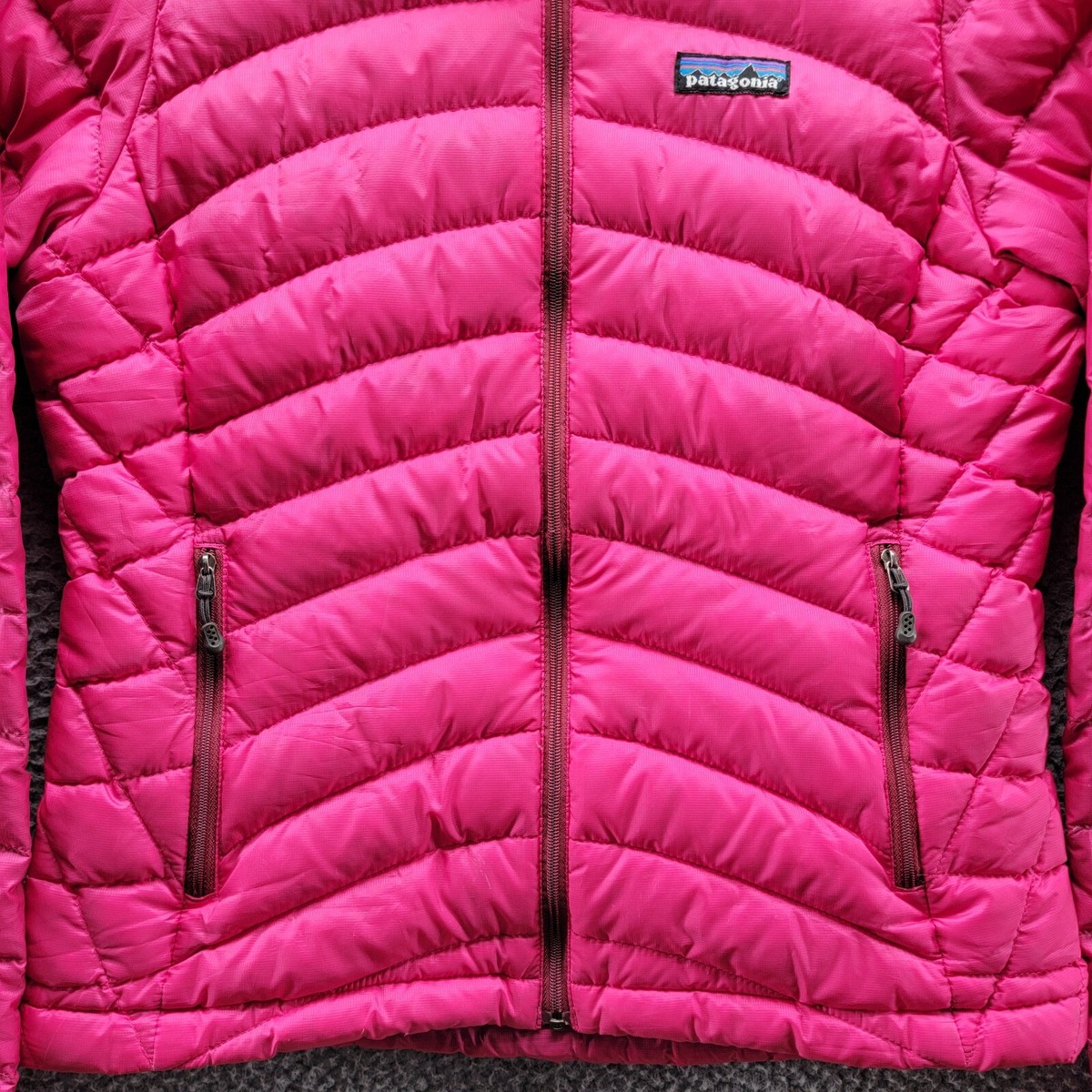 Patagonia Down Puffer Packable Jacket Women's Coat Pink Full