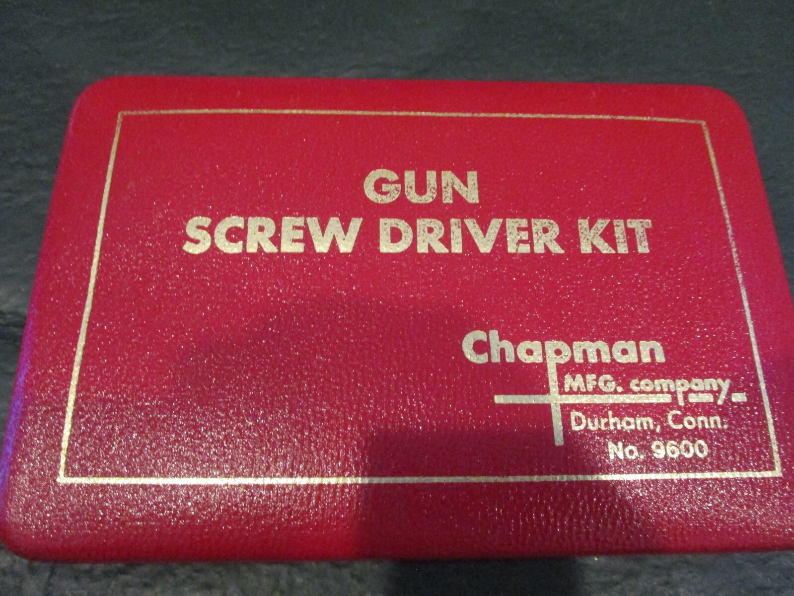 Vintage Chapman No. 9600 Gunsmithing Tools Gun Screwdriver Kit eBay
