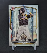 Samuel Zavala Prospect Rookie Card 2023 Bowman Base Paper BP-75 San Diego Padres
