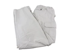 L.L. Bean Tropic Weight Cargo Pants 40/31 Beige Natural Fit Striaght Leg