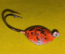12 TOG JIGS 2x STRONG HOOK CRACKED ORBLK  tautog jig heads blackfish 1/2 3/4 1oz