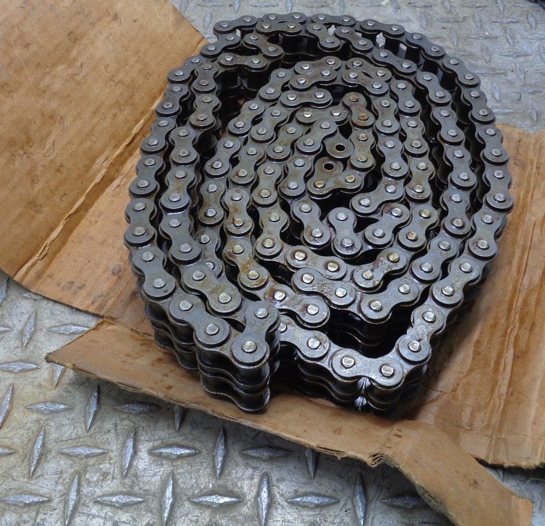 REXNORD LINK BELT ROLLER CHAIN 10ft 160 PTCHS DBLE STRAND 1 LNK RC 602