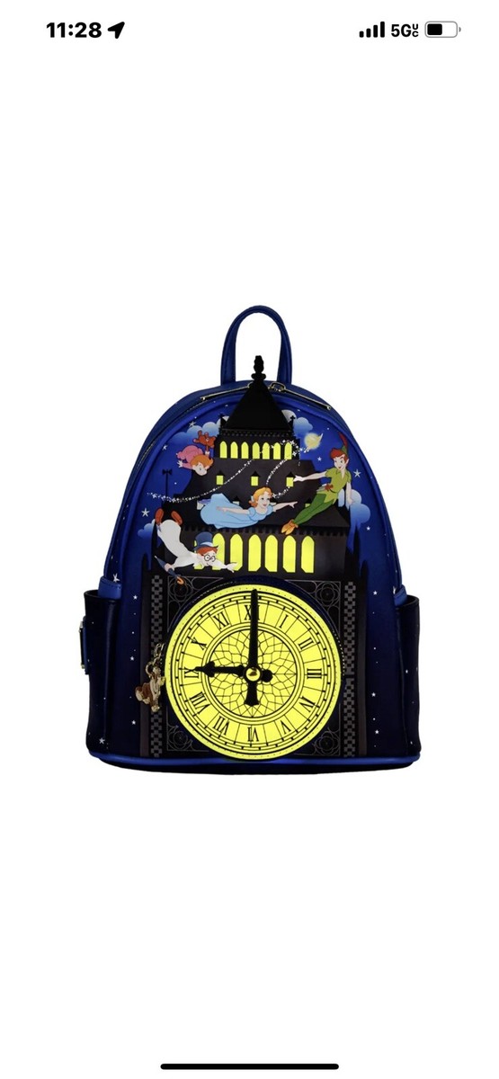 Loungefly X Disney Peter Pan Clock Glow in Dark Mini  display picture 1