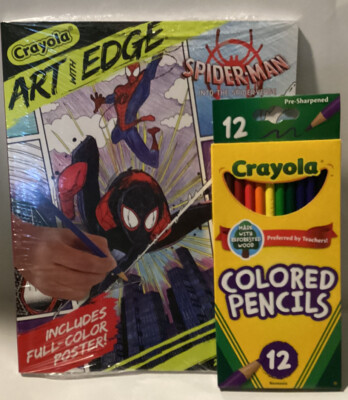 Crayola Art with Edge~Spider-Man 28 plus Full colored poster