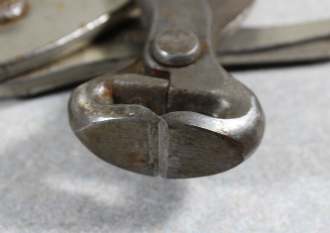 Lot of (10) Diamond Calk Horseshoe Company Pliers, Nippers, Slip Joint, Fencing