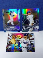 MOOKIE BETTS Championship Stage SILVER PRIZM Lot - Los Angeles Dodgers 