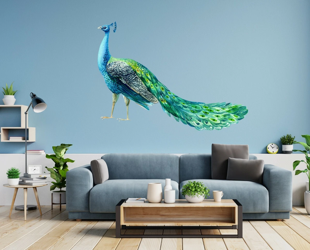 3d peacock wall stickers deals