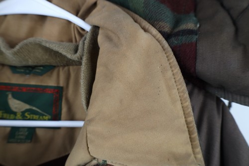 Vtg 90s Streetwear Mens Large Long Faded Wool Lined Hooded Puffer Parka Jacket - Picture 12 of 24