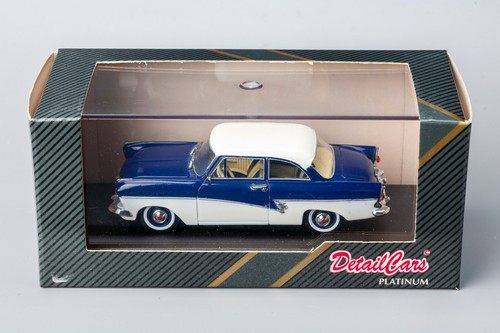 FORD TAUNUS 17M P2 Coupé 1957-1960 Blue/White DETAIL CARS 1:43 - Imagen 12 de 13