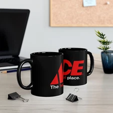 Ace Hardware Store 11oz - 15oz Coffee Tea Black Mug