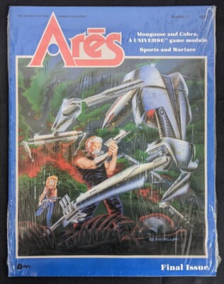 Ares Magazine #17: Mongoose and Cobra - Final Issue - SPI/TSR - BOOK ONLY