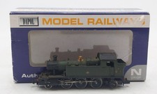 Dapol ND-013 N Scale Crest Unlined Green Steam Locomotive #4570 EX/Box