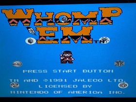 Whomp 'Em (Nintendo Entertainment System, 1991) NES with Box