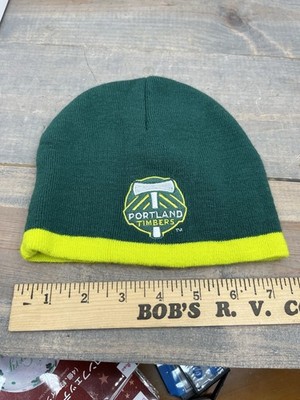 Adidas Portland Timbers Hat Boys Size 4-7 Green Beanie Skull Cap Soccer Fan