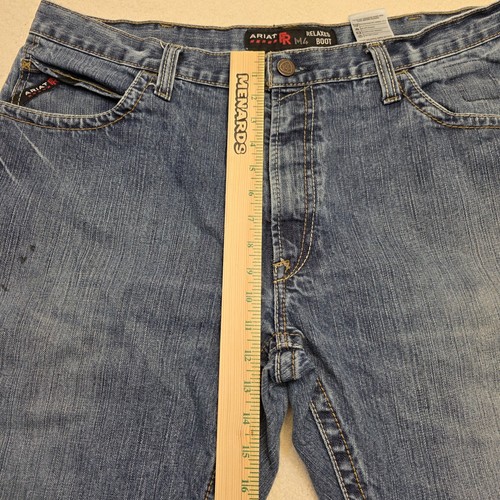 Ariat FR M4 Relaxed Boot Cut CAT 2 Jeans 2112 Men's Size 40x30 Flame Resistant 5 - Picture 15 of 17