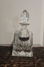 Gorham Lady Anne Liquor Whiskey Decanter Complete w Necklace Label